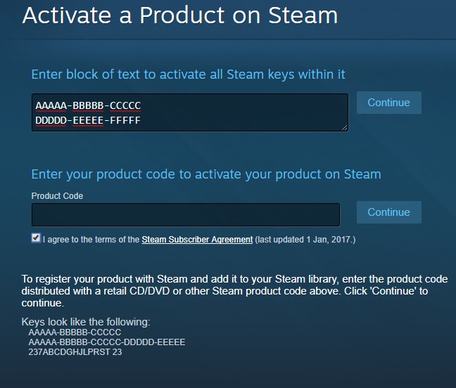 mac game store steam keys work for pc